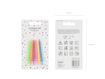 Picture of BIRTHDAY CANDLES COLOURFUL MIX - 6 PACK